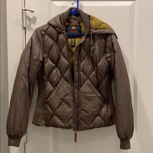 Eddie Bauer Goose Down Hooded Jacket